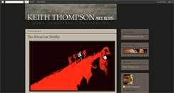 Desktop Screenshot of blog.keiththompsonart.com