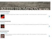 Tablet Screenshot of blog.keiththompsonart.com